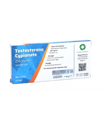 Global Pharma Testosteron Cypionat 250 Mg 10 x 1ml
